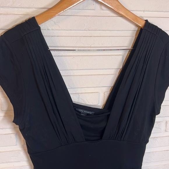 Banana Republic Black Monochrome Flowy Dress, Women’s Size Medium - Picture 4 of 8